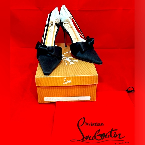 Christian Louboutin Shoes - Christian Louboutin Satin slingbacks